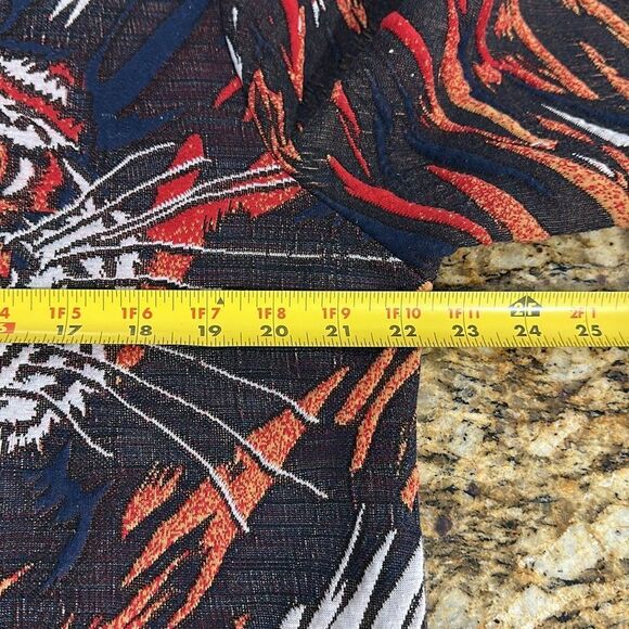 Zara Vintage Crewneck Sweater Pullover With Bold Tiger Flames Design Size M - Picture 7 of 9